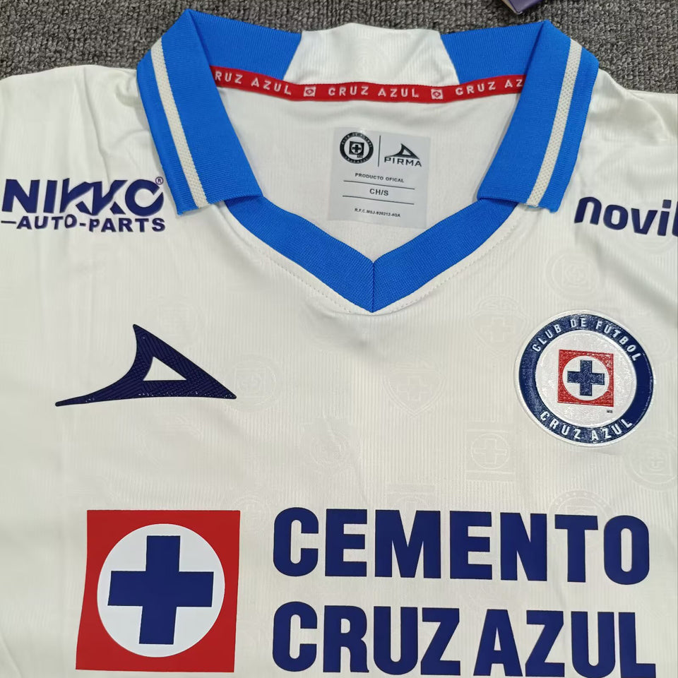 jersey 2026/27 cruz azul visitante manga larga versión fan
