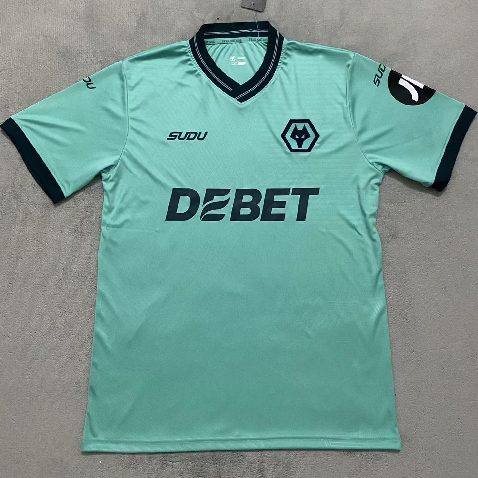 Jersey 2025/26 Wolves Visitante Manga corta Versión Fan