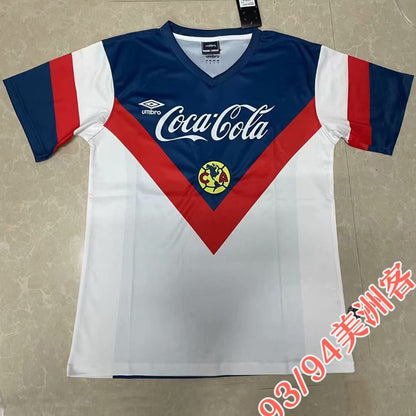 Jersey 1993/94 Club America Visitante Manga corta Versión Fan Retro