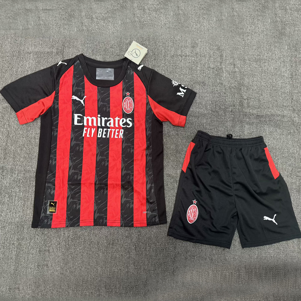 Jersey 2025/26 AC Milan Local Manga corta Niño