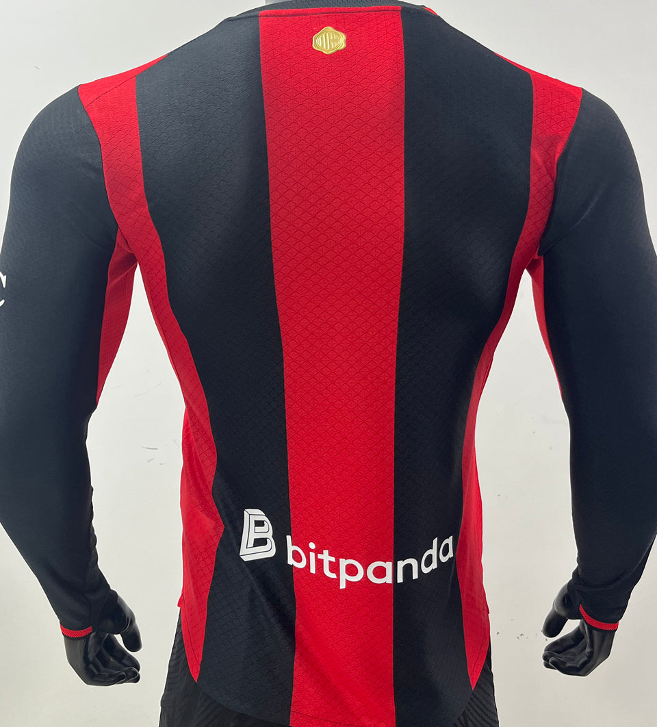 jersey 2026/27 ac milan local manga larga versión jugador
