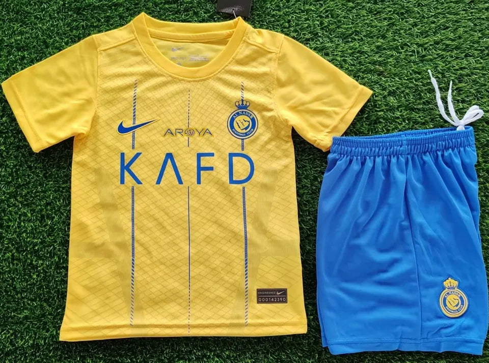 Jersey 2023/24 Al Nassr Local Manga corta Niño