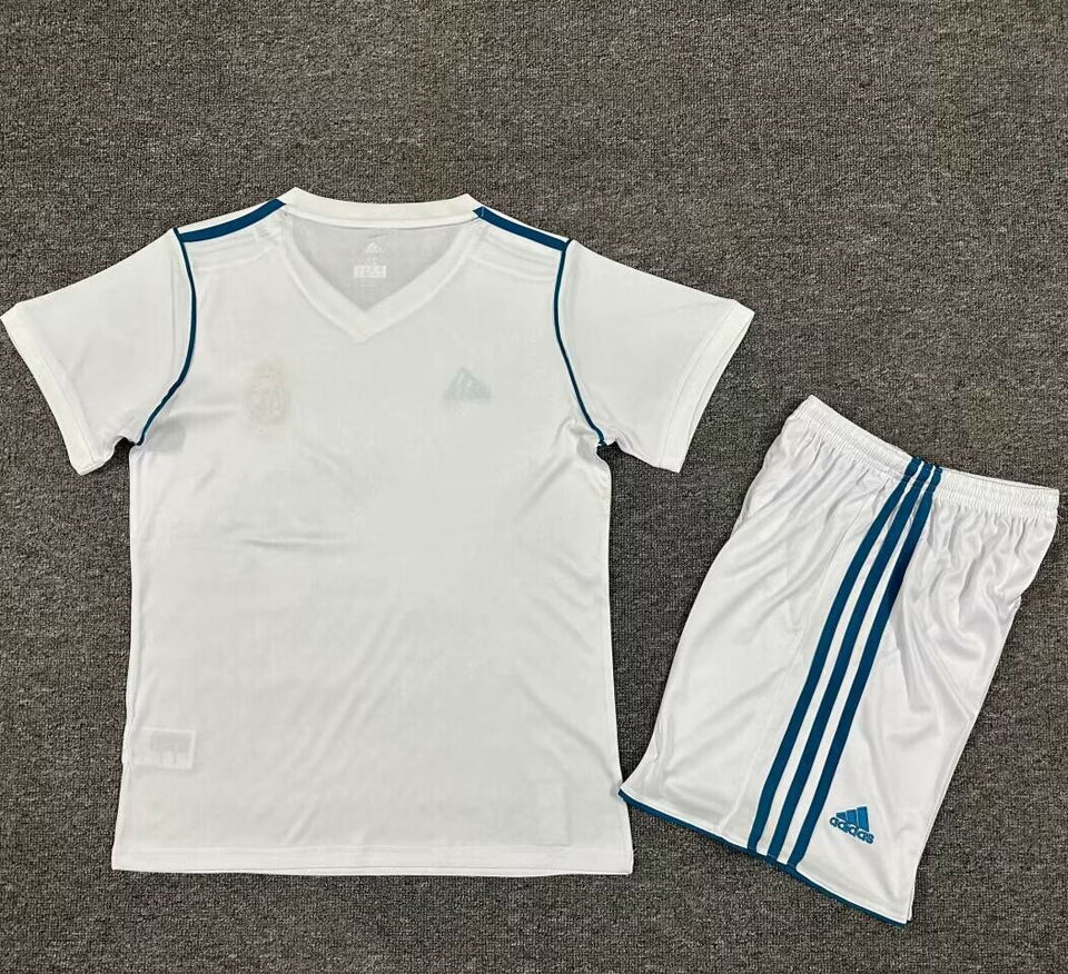 Jersey 2017/18 Real Madrid Local Manga corta Niño Retro
