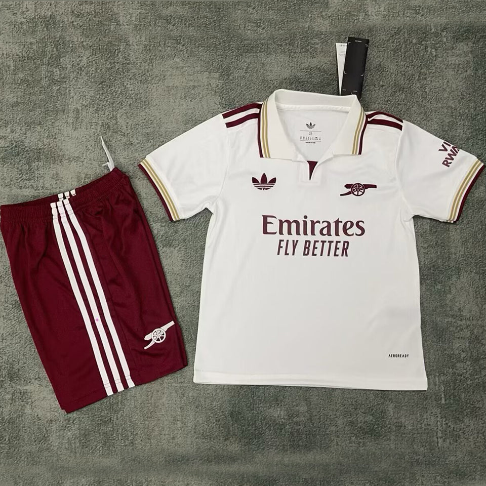 jersey 2025/26 arsenal tercero manga corta niño