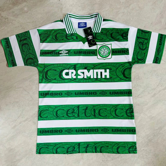Jersey 1995/97 Celtic Local Manga corta Versión Fan Retro