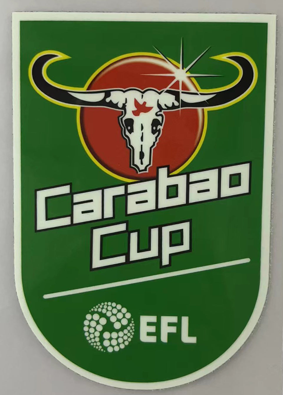 1389 efl carabao cup patch artículo parches/letras