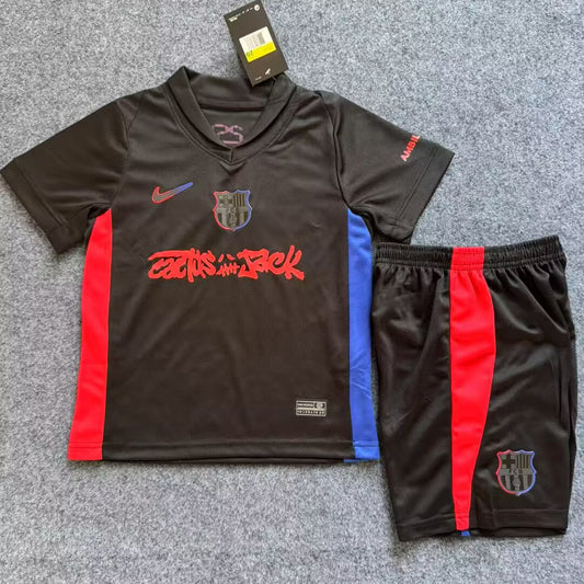Jersey 2024/25 Barcelona Visitante Manga corta Niño
