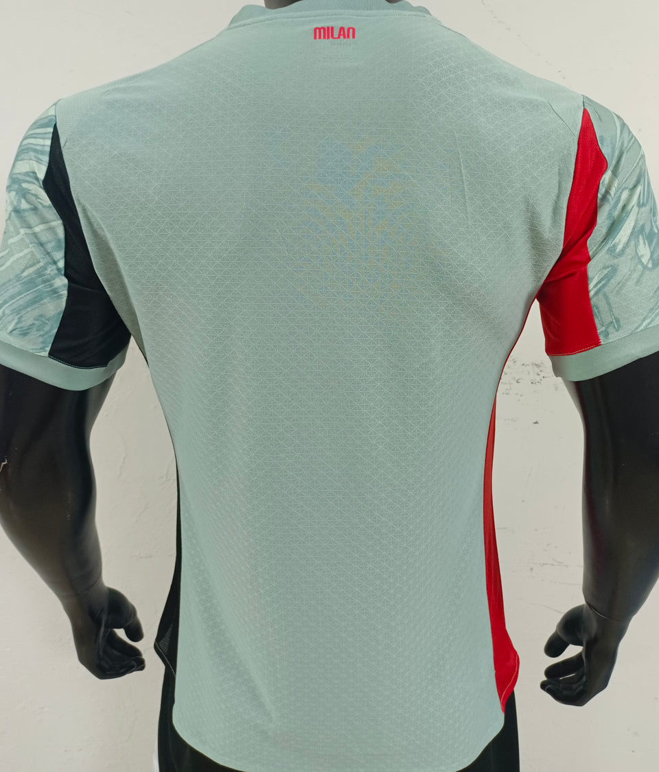 jersey 2025/26 ac milan portero manga corta versión jugador