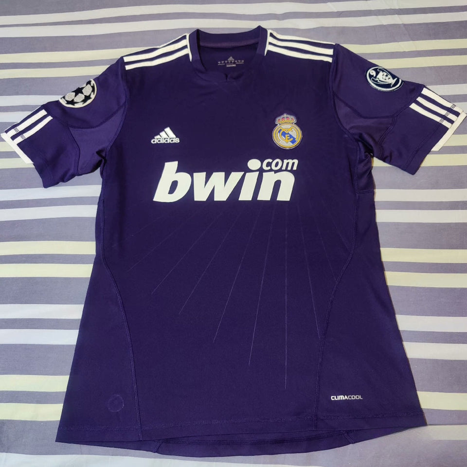 jersey 2010/11 real madrid tercero manga corta versión fan retro