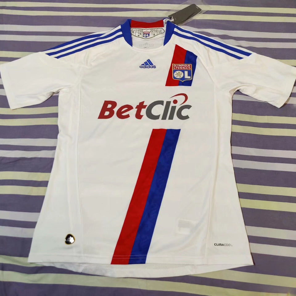 Jersey 2010/11 Lyon Local Manga corta Versión Fan Retro