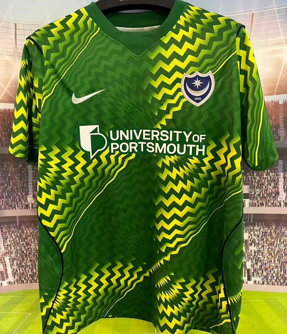 jersey 2026/27 portsmouth portero manga corta versión fan