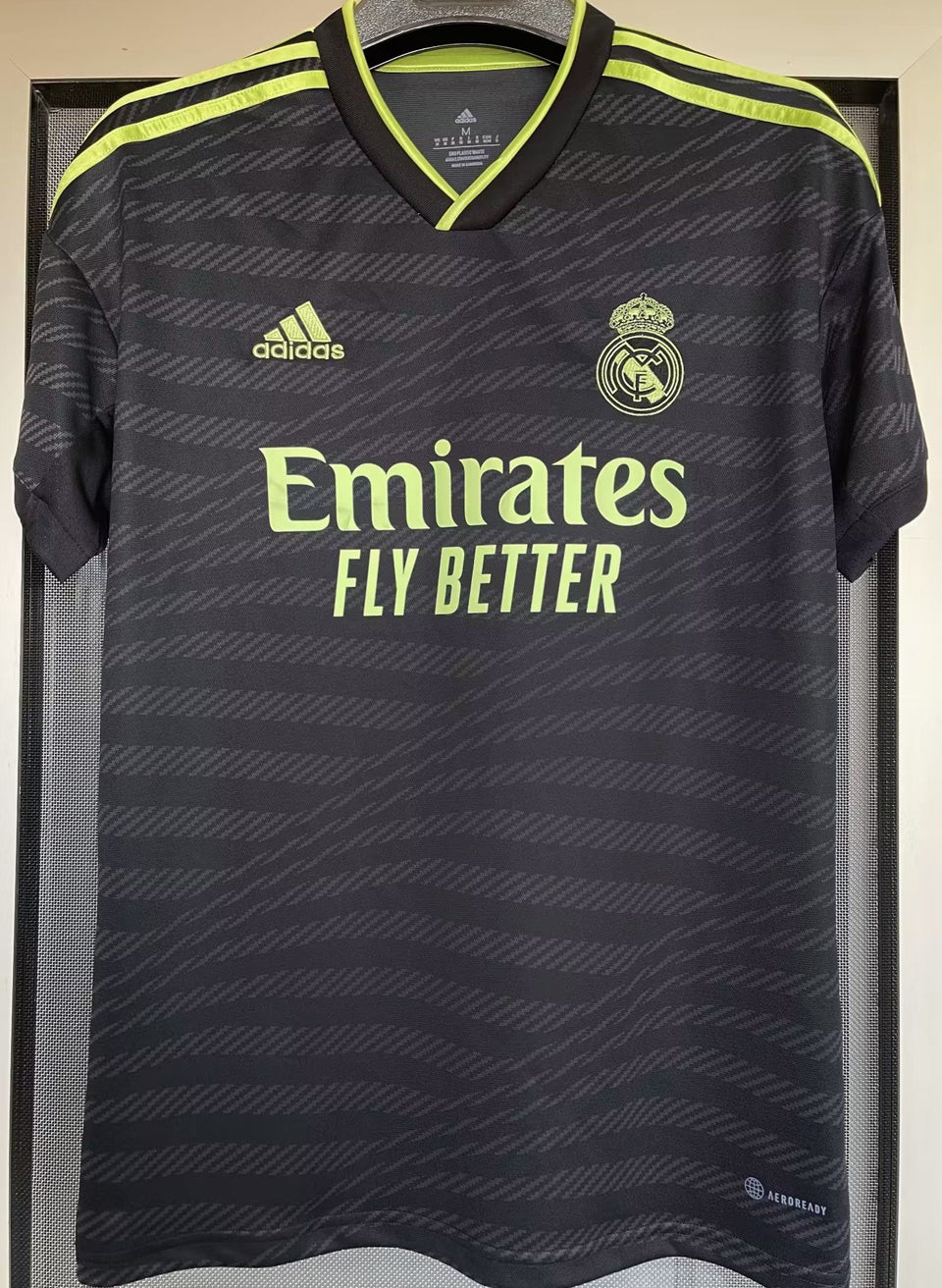 jersey 2022/23 real madrid tercero manga corta versión fan