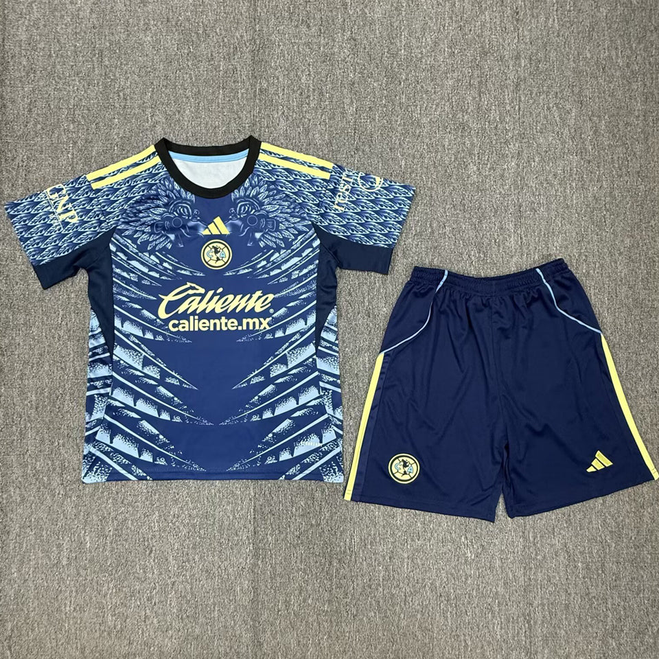 jersey 2025/26 club america visitante manga corta niño