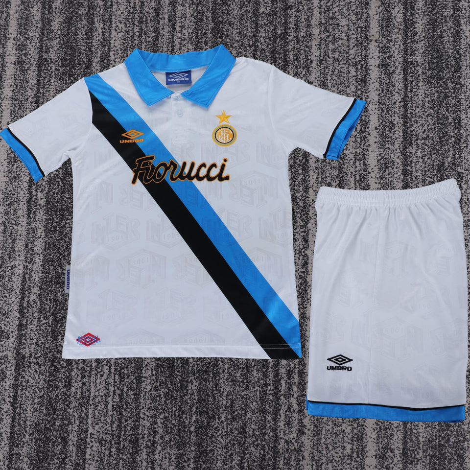 jersey 1994/1995 inter milan visitante manga corta niño retro