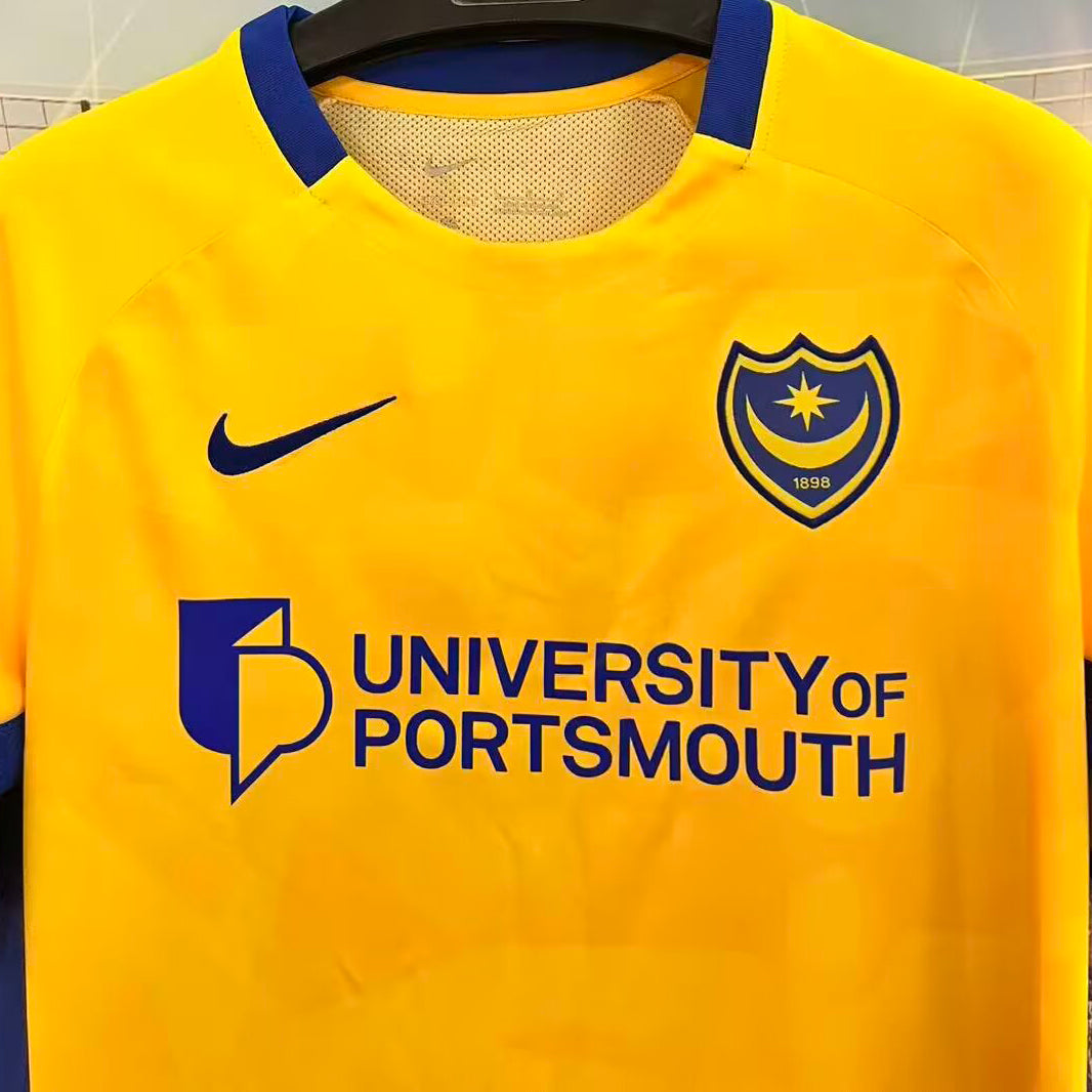 jersey 2026/27 portsmouth visitante manga corta versión fan