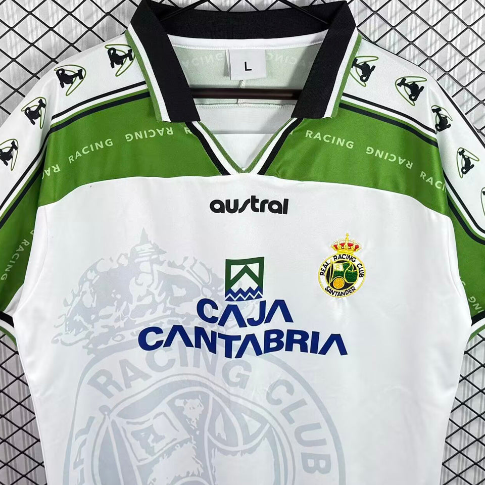 jersey 1997/1998 racing santander especial manga corta versión fan retro