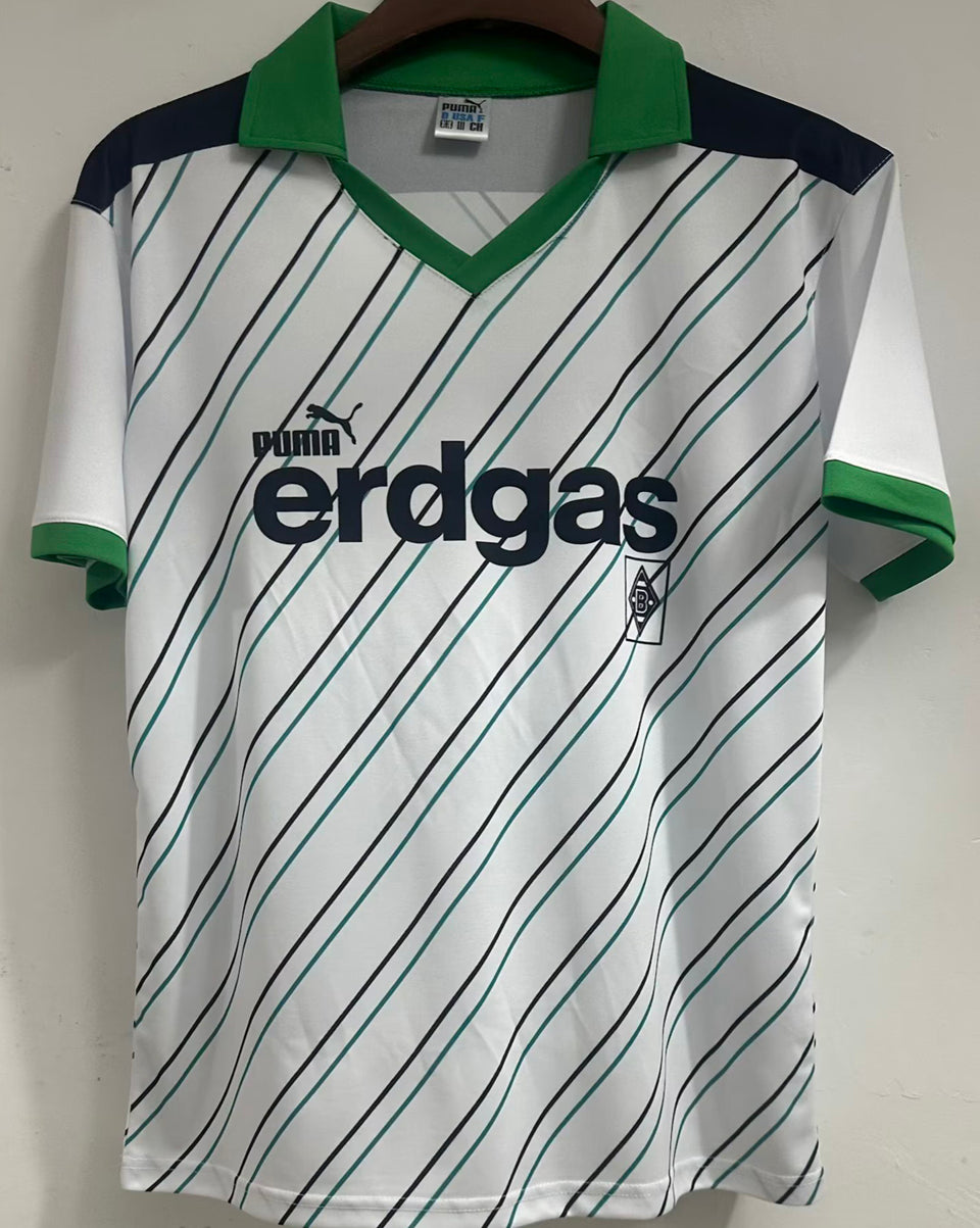 jersey 1986 monchengladbach local manga corta versión fan retro