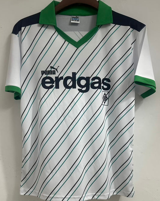 Jersey 1986 Monchengladbach Local Manga corta Versión Fan Retro