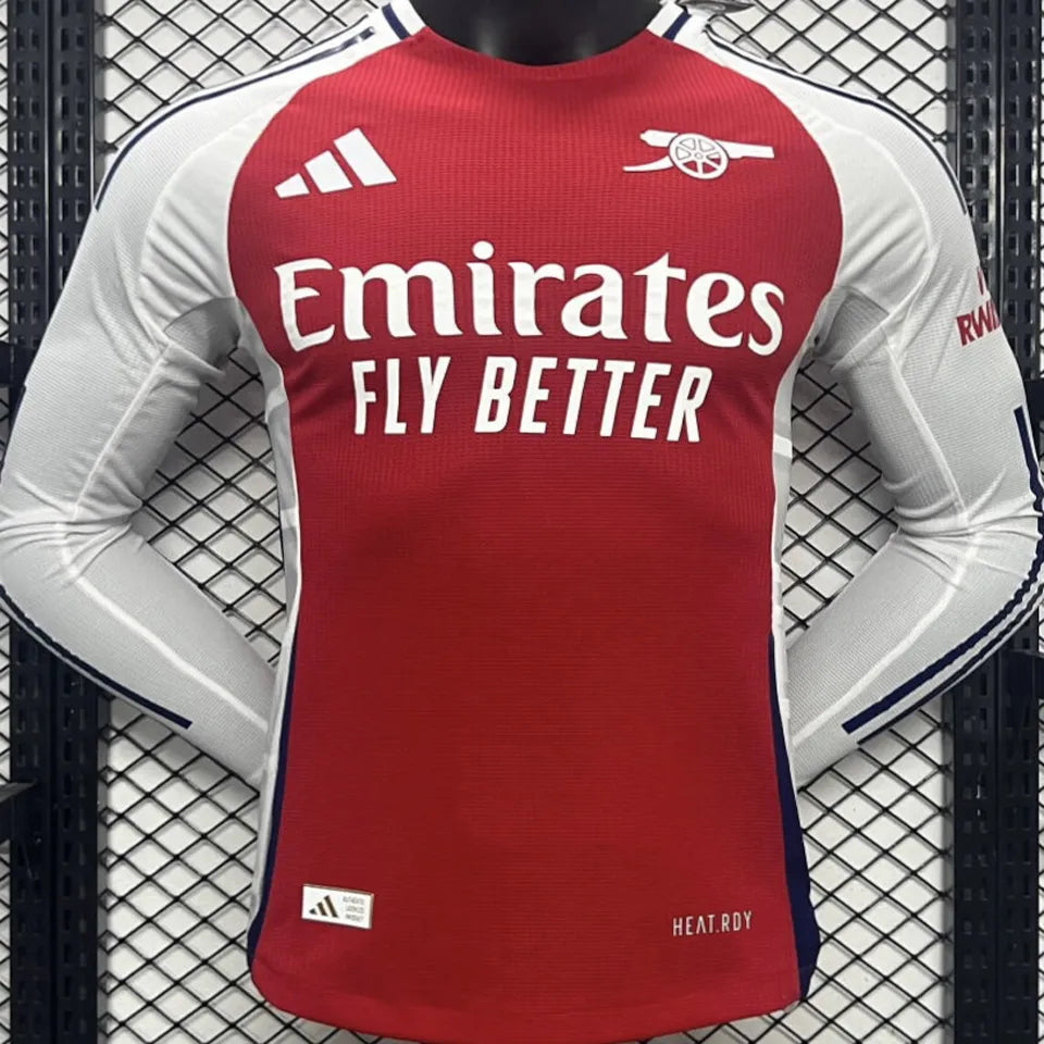 Jersey 2024/25 Arsenal Local Manga larga Versión Jugador