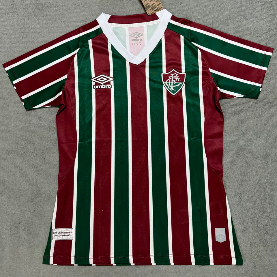 jersey 2025/26 fluminense local manga corta mujer