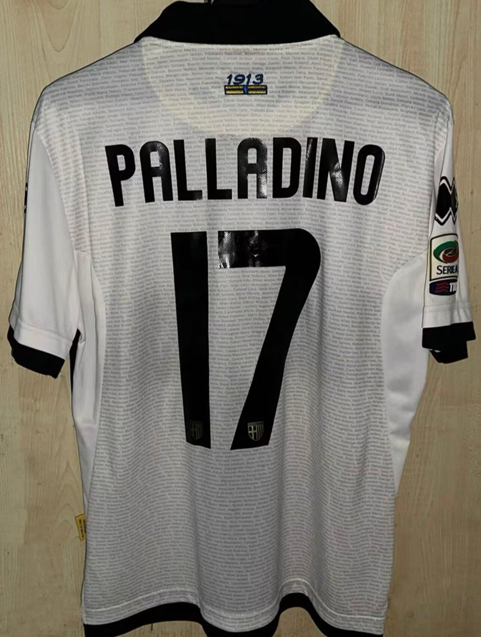 jersey 2012/2013 parma local manga corta versión fan retro