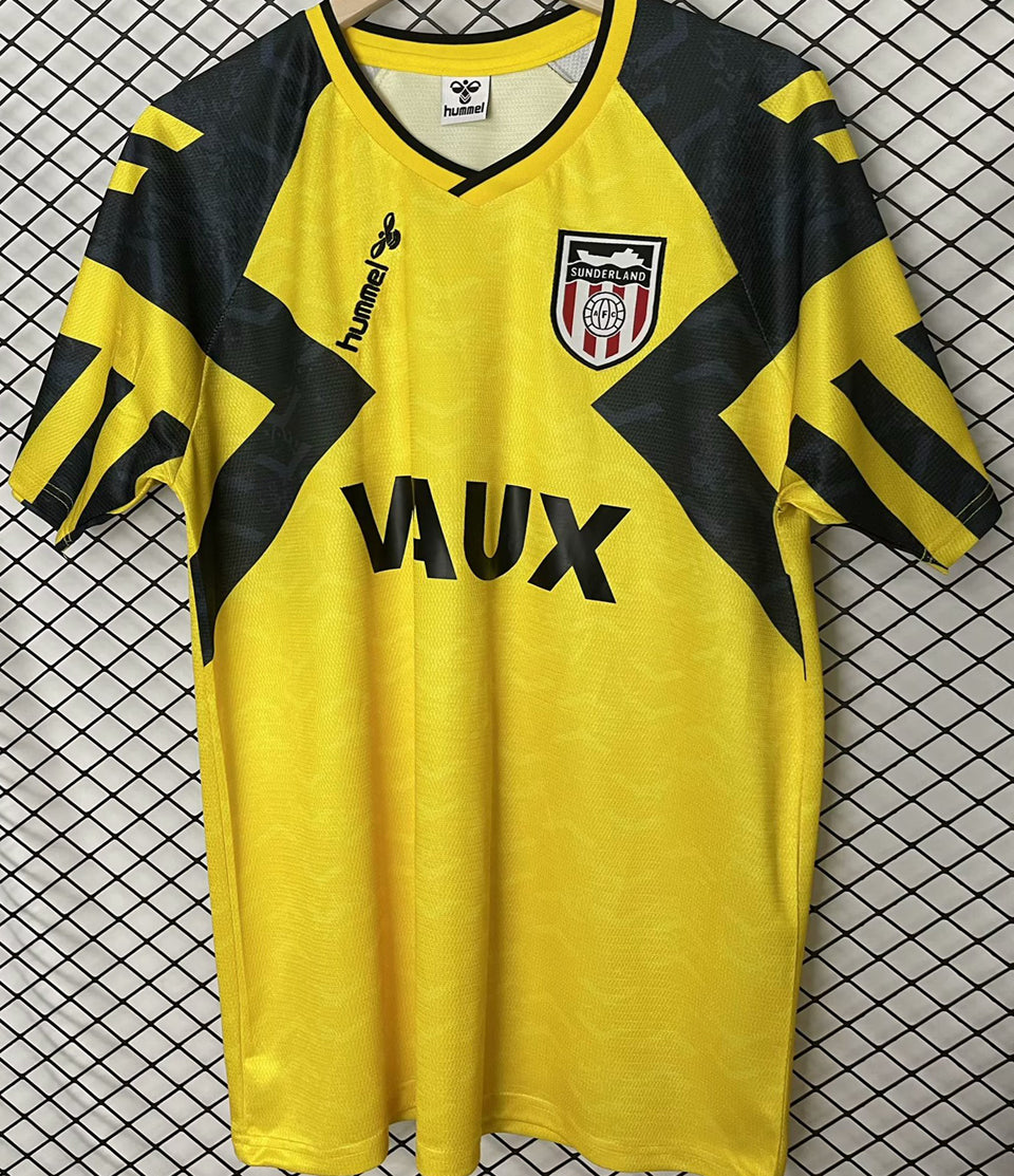 jersey 1992/93 sunderland visitante manga corta versión fan retro