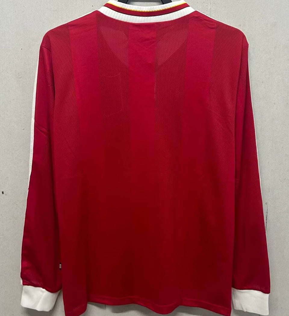 Jersey 1995/96 Liverpool Local Manga larga Versión Fan Retro
