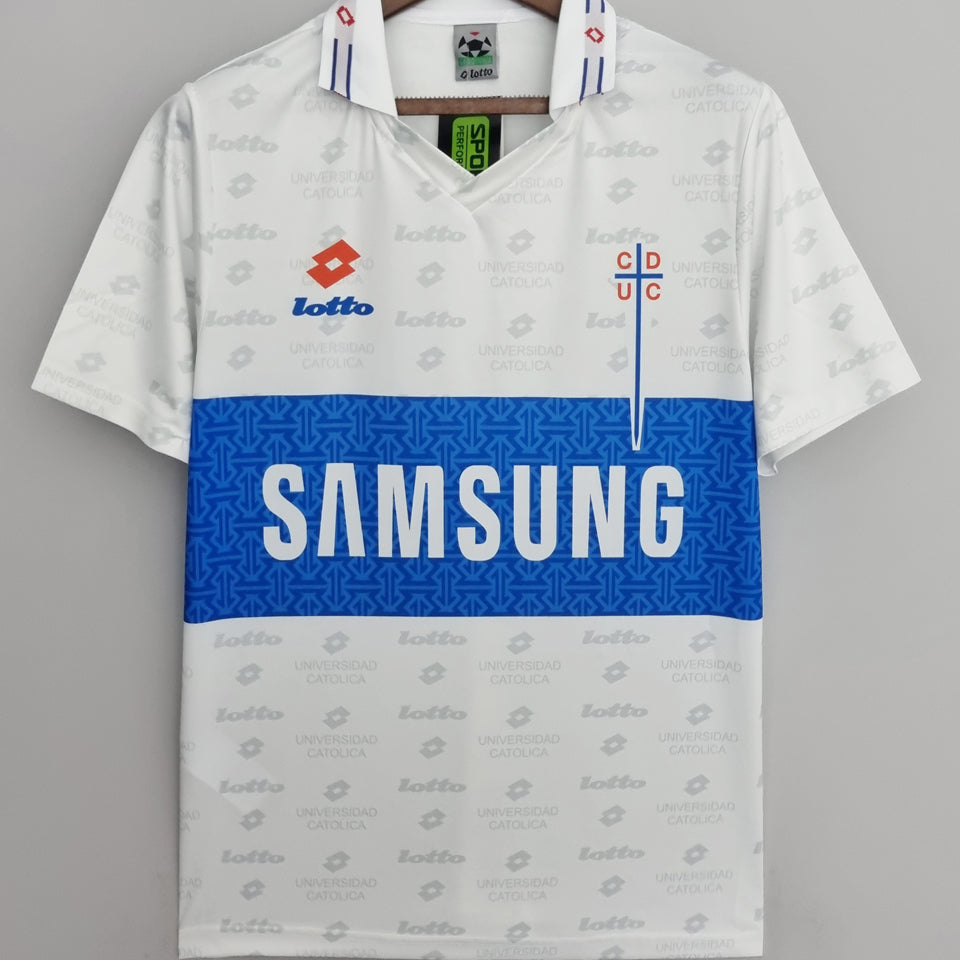 jersey 1996 cduc catholic visitante manga corta versión fan retro