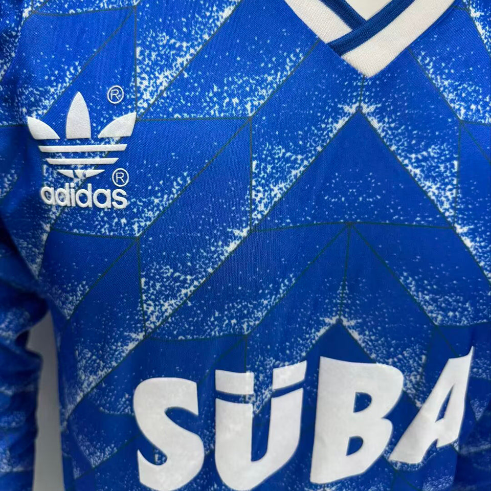 jersey 1989/1990 karlsruher sc visitante manga larga versión fan retro