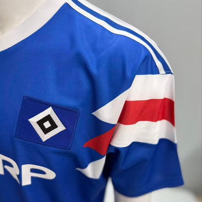 Jersey 1990/1991 Hamburger Visitante Manga corta Versión Fan Retro