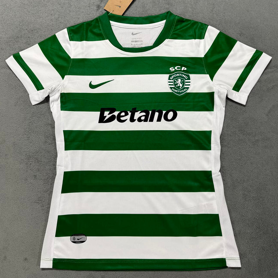 jersey 2025/26 sporting lisbon local manga corta mujer