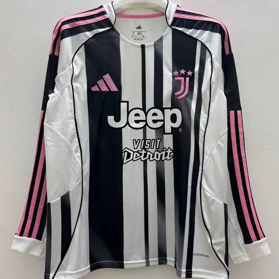 jersey 2025/26 juventus local manga larga versión fan