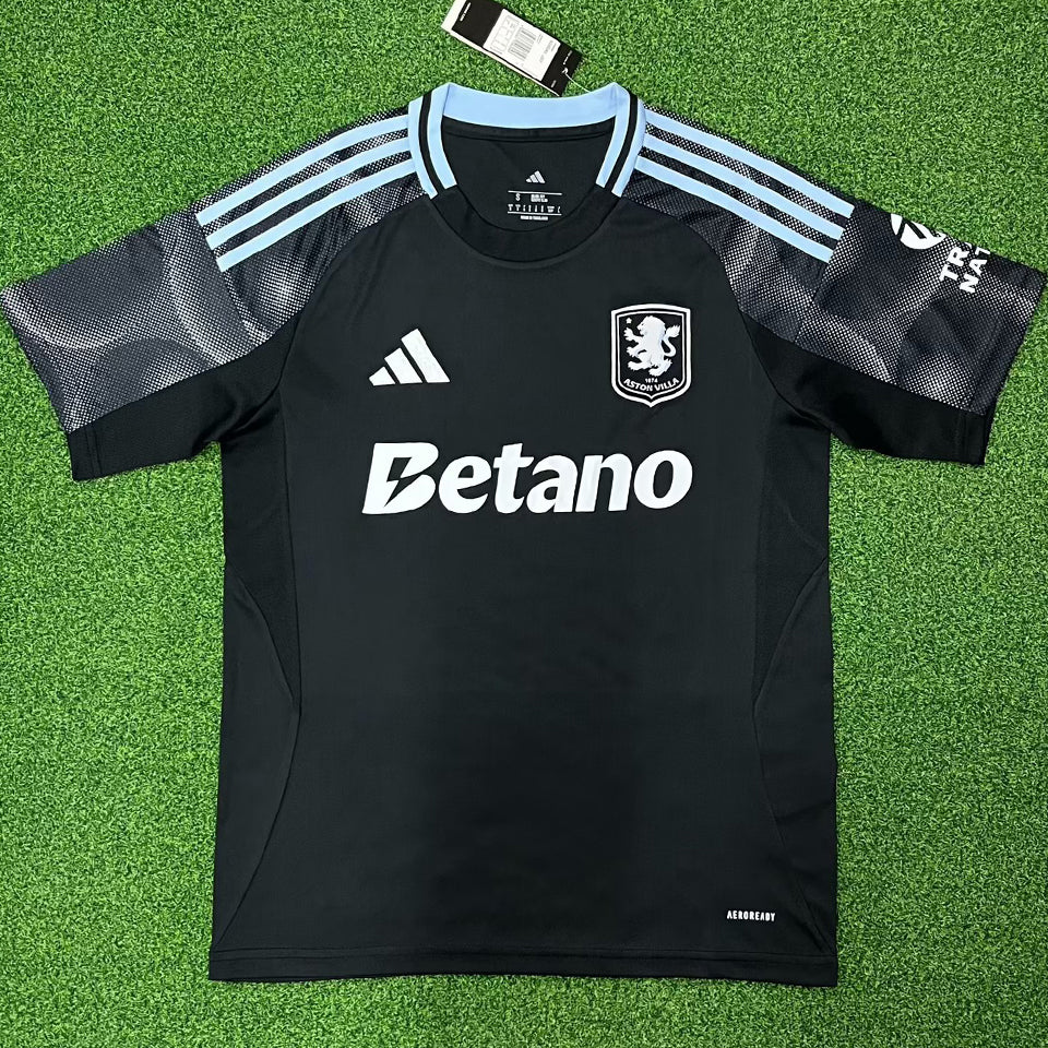 jersey 2025/26 aston villa visitante manga corta versión fan