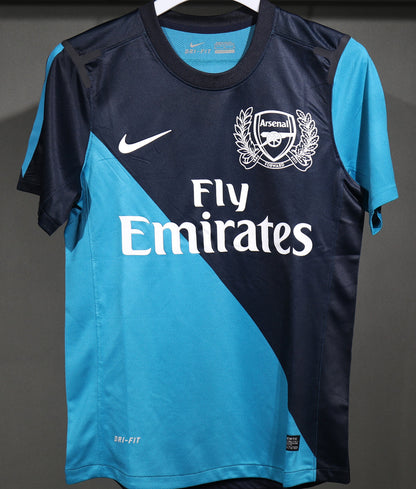 Jersey 2011/12 Arsenal Visitante Manga corta Versión Jugador Retro