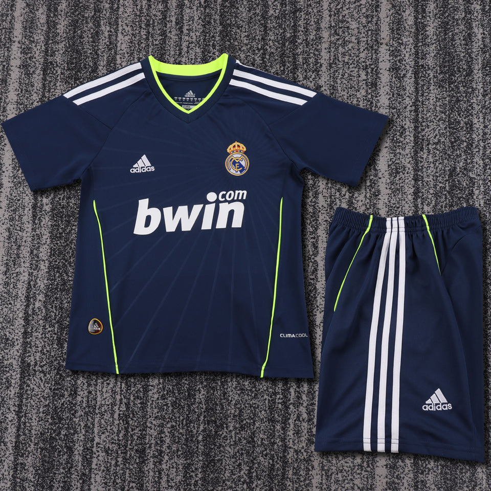 jersey 2010/2011 real madrid visitante manga corta niño retro