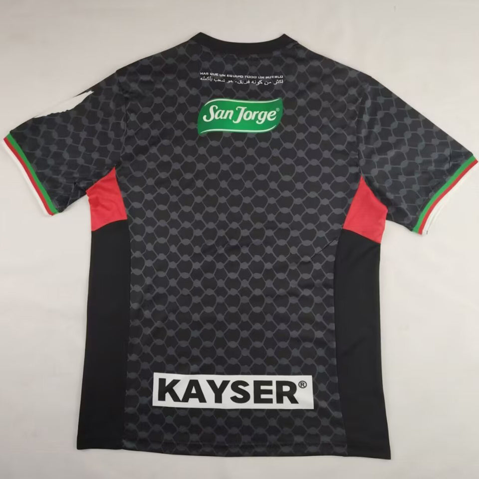 jersey 2024/25 palestino visitante manga corta versión fan