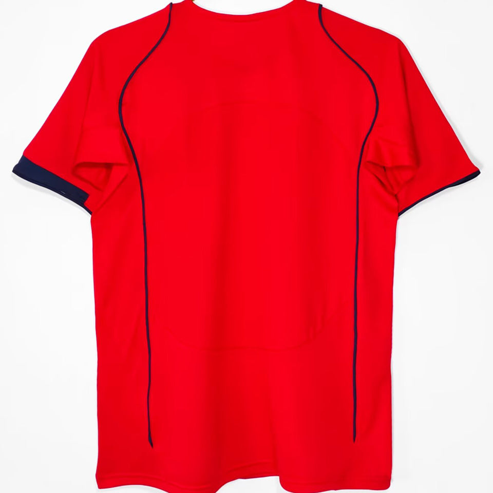 jersey 2004/2005 psg visitante manga corta versión fan retro