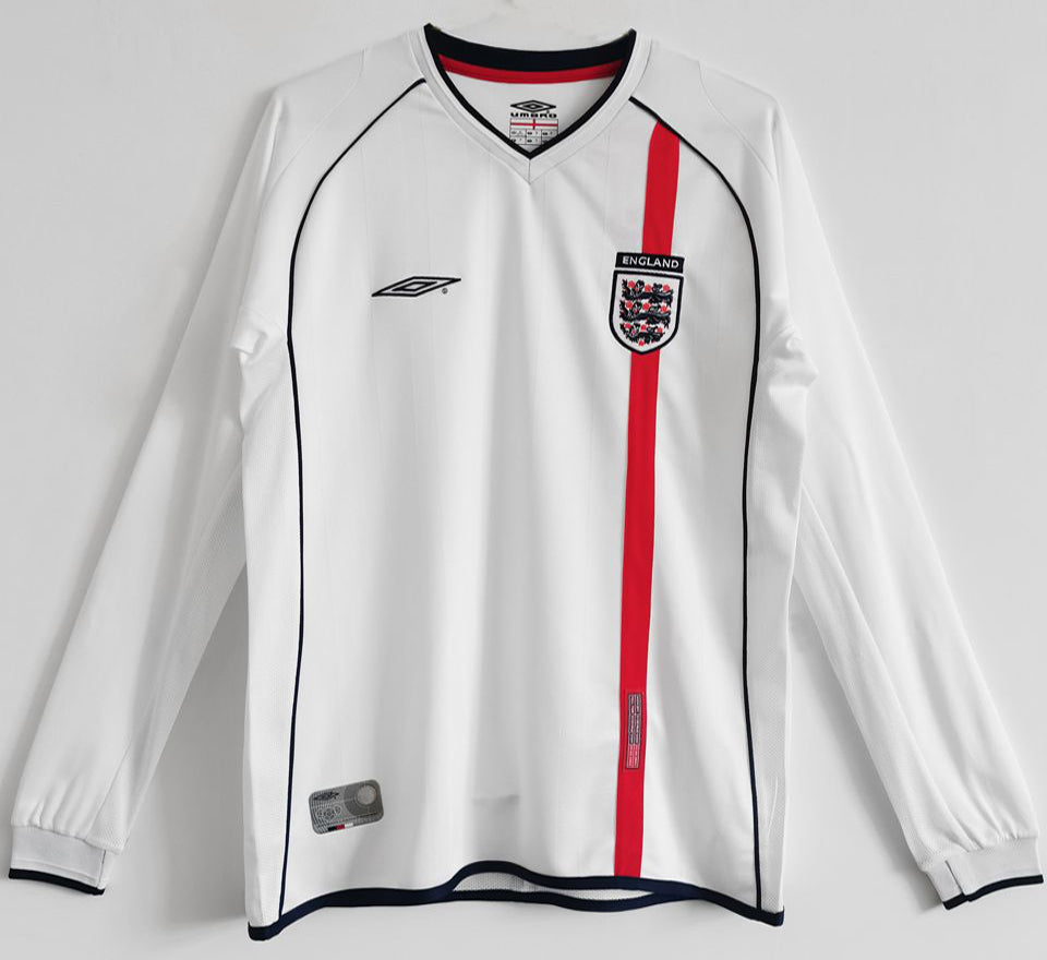 2002 inglaterra local versión fan selecciones retro