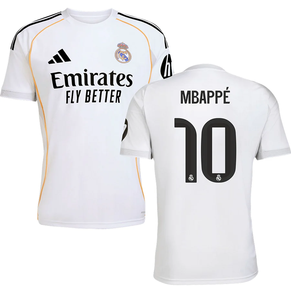jersey 2025/26 real madrid local manga corta versión jugador