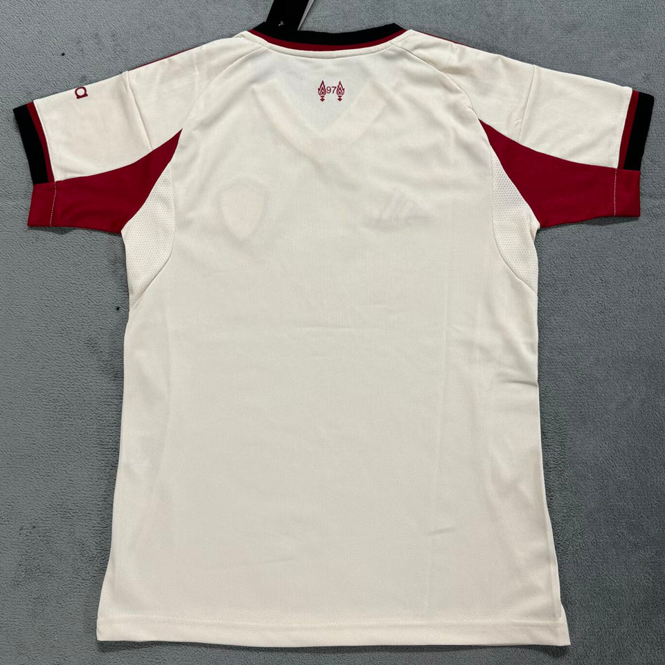jersey 2025/26 liverpool visitante manga corta mujer
