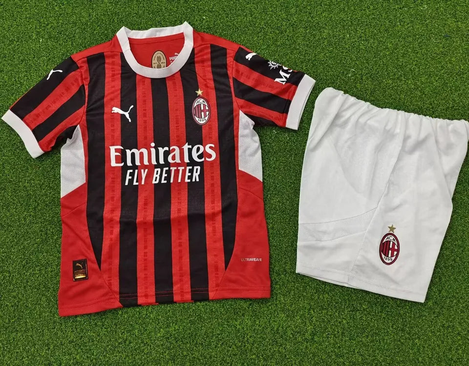 Jersey 2024/25 AC Milan Local Manga corta Versión Jugador