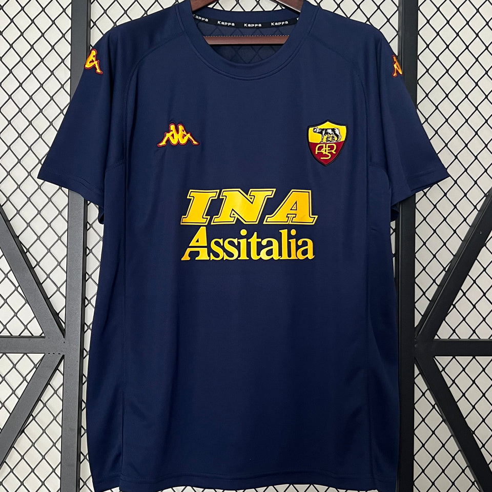 jersey 2000/01 roma tercero manga corta versión fan retro