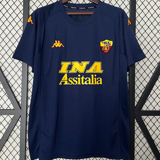 Jersey 2000/01 Roma Tercero Manga corta Versión Fan Retro