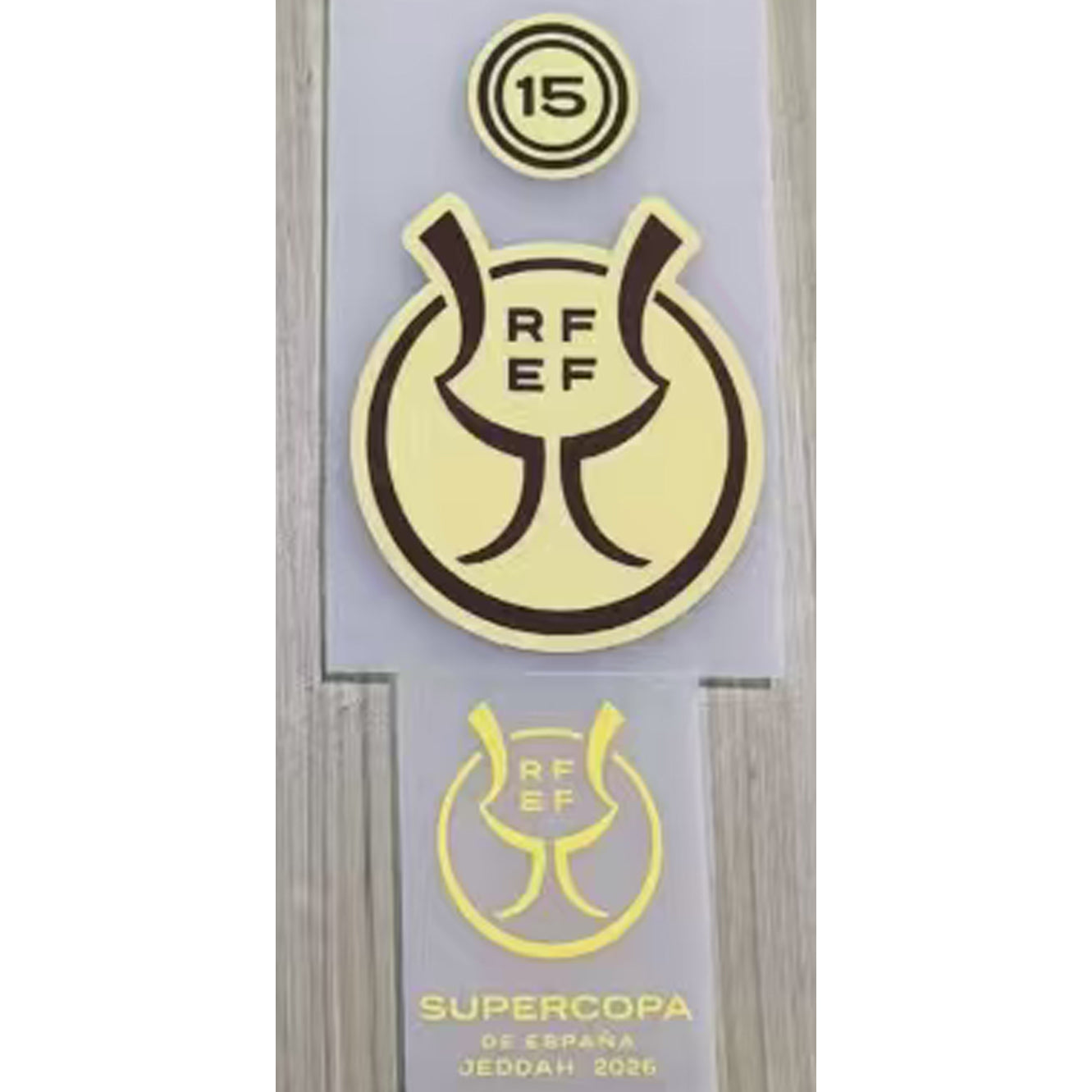 2026 basha usa supercopa espana 15 parches/letras