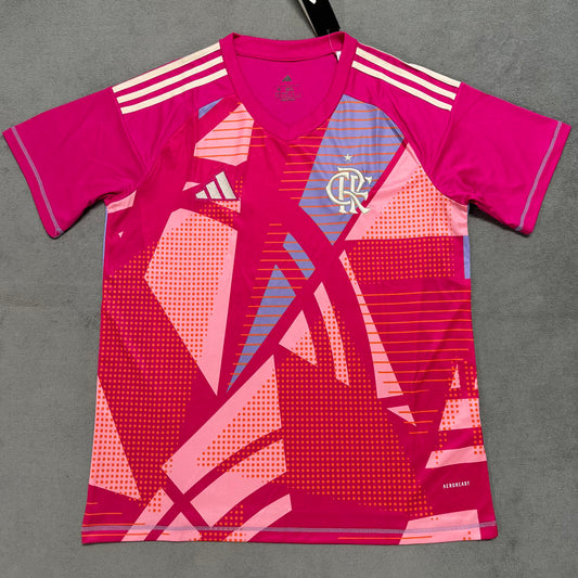 Jersey 2025/26 Flamengo Pink Portero Manga corta Versión Fan