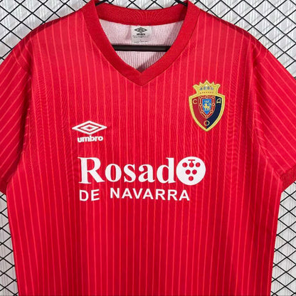 Jersey 1987/1990 Osasuna Local Manga corta Versión Fan Retro