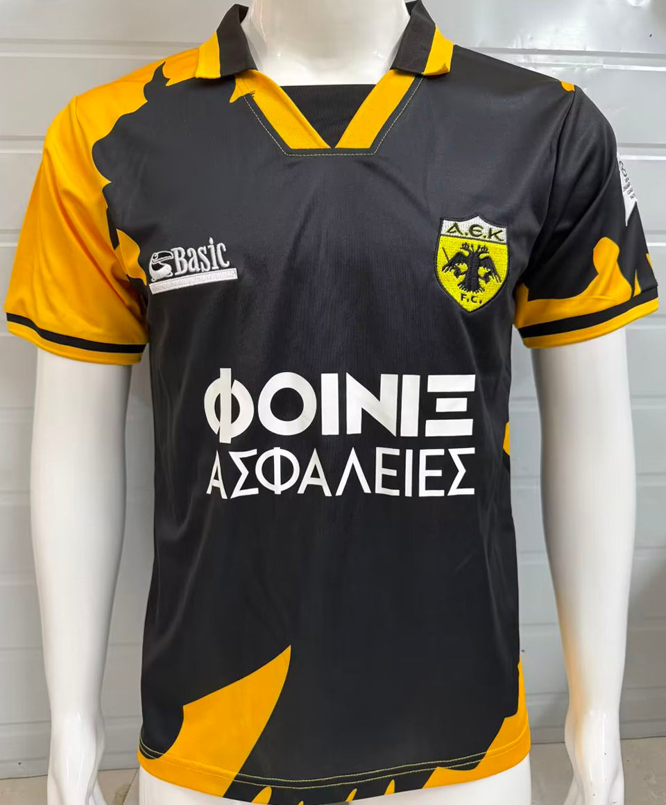 jersey 1994/1995 aek local manga corta versión fan retro