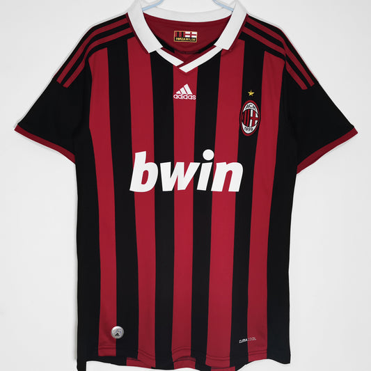 Jersey 2009/10 AC Milan Local Manga corta Versión Fan Retro