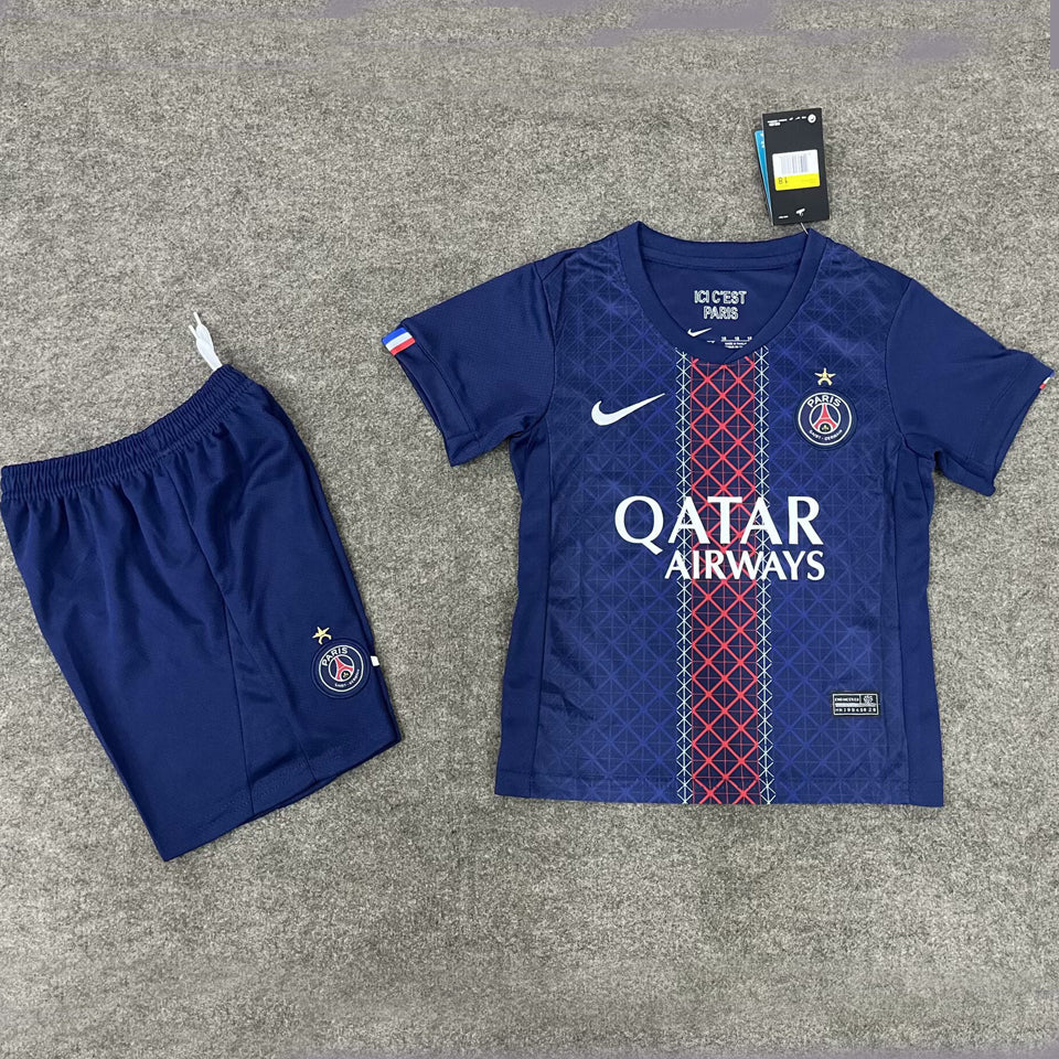 jersey 2025/26 psg local manga corta niño