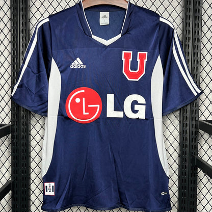 Jersey 2003 Universidad de Chile Local Manga corta Versión Fan Retro